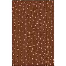 Drymate Drymate Brown Stripe Tan Paw Dog Crate Mat, Large