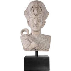 Design Toscano Egyptian Pharaoh Ramses Statue on Museum Mount