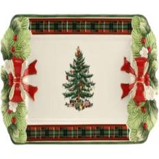 Ceramic Serving Trays Spode Christmas Tree Figural Serving Tray