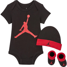 Poliéster Otros Conjuntos Nike Baby Jordan Box Set 3-Piece - Black/Gym Red (HA5105-010)