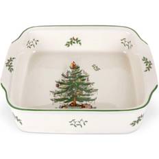 With Handles Serving Dishes Spode Christmas Tree Serving Dish