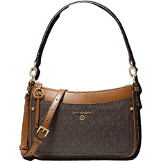 Michael Kors Handtaschen Michael Kors Jet Set Medium Logo Shoulder Bag - Brown