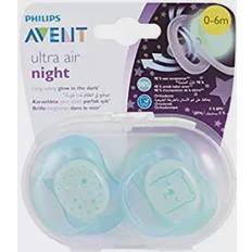 Philips avent ultra air Philips Avent Ultra Air Night Time Pacifier 0-6m 2-pack