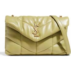 Saint Laurent LouLou Toy Puffer Crossbody Bag - Pistache