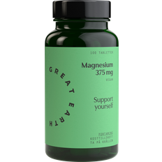 Magnesium 375mg Great Earth Super Magnesium 375mg 100 stk