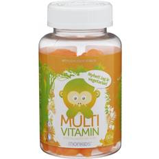 B-vitaminer Vitaminer & Mineraler på rea Monkids Multivitamin Orange 60 st