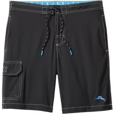 Mens board shorts Tommy Bahama Baja Harbor 9-Inch Board Shorts - Black