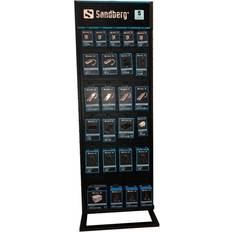 Sandberg Alu Slatwall Display 2-Sided