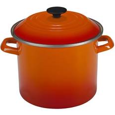 Le Creuset Flame Enameled Steel with lid 2 gal 10 "