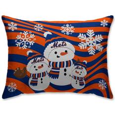 Pegasus Sports LLC New York Mets 20'' x 26'' Holiday Snowman Bed Pillow