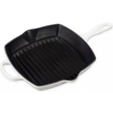 Cast Iron Grilling Pans Le Creuset White Signature