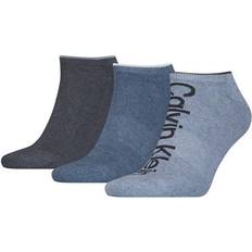 Calvin Klein Homme Chaussettes Calvin Klein Athletic Ankle Socks 3-pack Men - Blue