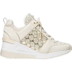 Michael kors georgie trainer Michael Kors Georgie Leather and Logo Trainer