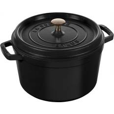 Blue Casseroles Staub Tall Cocotte with lid 1.25 gal