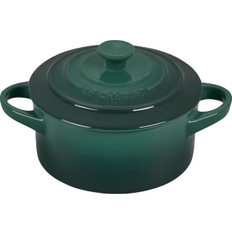 Dishwasher Safe Other Pots Le Creuset Artichaut Mini Round Stoneware Cocotte with lid 0.06 gal 3.5 "