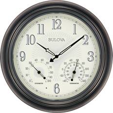 Green Wall Clocks Bulova Model C4813 WEATHER MASTER Outdoor wall Wall Clock