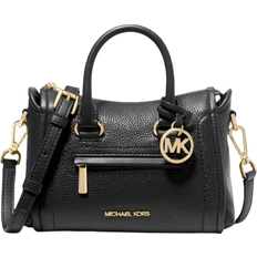 Michael Kors Carine Extra Small Pebbled Leather Satchel - Black