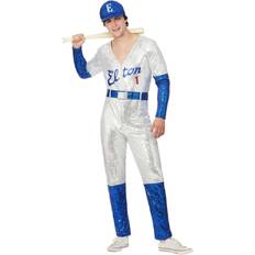 Smiffys Elton John Basebollspelare Deluxe Maskeraddräkt