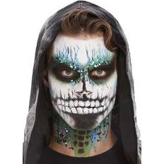 Skelette Schminke Smiffys Glow in the Dark Skeleton Makeup Kit with Glitter