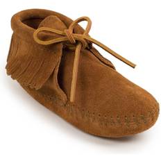 Brown Baby Booties Children's Shoes Minnetonka Kid's Classic Fringe Bootie