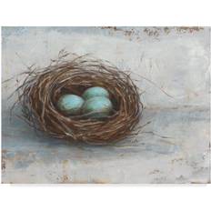Trademark Fine Art Rustic Bird Nest Wall Decor