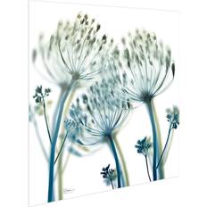 Glass Wall Decor Empire Art Direct Gentian Buddies Wall Decor 24x24"