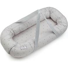 Gro Babynest Classic Dot Dumbo Grey