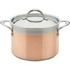 Hanging loops Stockpots Hestan CopperBond with lid 5.68 L