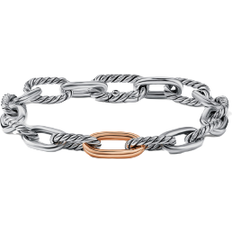 David Yurman Rose Gold Bracelets David Yurman Madison Chain Bracelet - Silver/Rose Gold