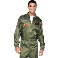 Leg Avenue Men's Top Gun Costume Parachute Flight Suit