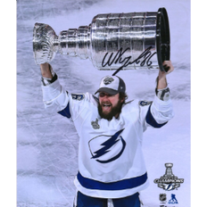 Fanatics Tampa Bay Lightning Nikita Kucherov Autographed 8" x 10" 2020 Stanley Cup Champions Raising Cup Photograph