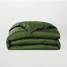 Satin Duvet Covers Sijo Lyocell Duvet Cover Green, Beige (228.6x228.6)