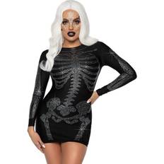 Scheletri Abiti eleganti Leg Avenue Rhinestone Skeleton Dress