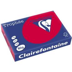Clairefontaine Julerødt A4 Papir 80g print og kopi 500ark, 1782