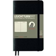 A6 kalender Leuchtturm1917 Leuchtturm1917 Notesbog A6 Softcover Ruled Black