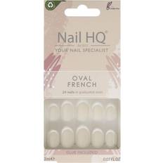 French nails Nail HQ Oval French Nails 24 pcs