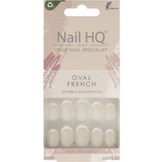 Oval French Nails