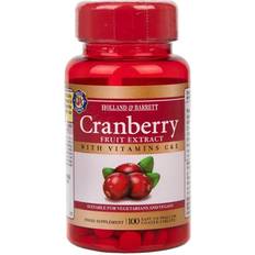 Vitaminer & Kosttilskud Holland & Barrett Tranbär Extract 100 tabletter