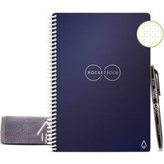 Rocketbook Kontorartikler Rocketbook Rocketbook Core Smart Reusable Notebook Dot-Grid 6" x 8.8" Midnight Blue