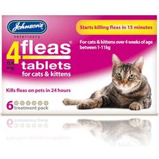 Johnson's 4fleas Kitten/Cat Tabs 6pk