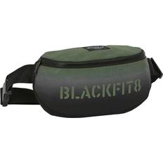 Bæltetaske BlackFit8 Gradient Sort Militærgrøn (23 x 14 x 9 cm)