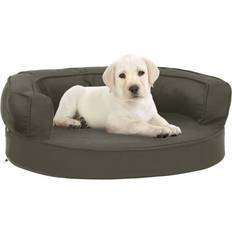 vidaXL - Ergonomic Dog Bed Mattress Linen Look