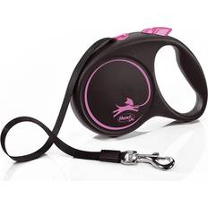 Flexi Husdjur Flexi Flexi Koppel Black Band Rosa (Max