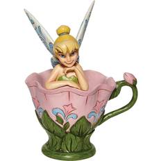 Figurines Disney Tinkerbell Sitting In A Flower