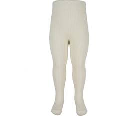 Joha Ribbed Wool Tights Off Underwear Cream