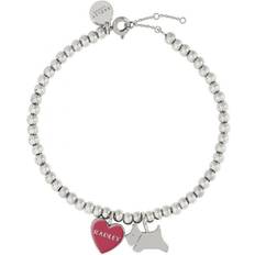 Love Letters Bracelet - Silver/Red