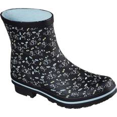 Skechers Women Rain Boots Skechers Womens BOBS Rain Check Misty Eye Wellington Boots