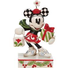 Jim Shore Disney Traditions Christmas Minnie Mouse with Presents Figurine