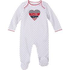 Tommy Hilfiger Nightwear Children's Clothing Tommy Hilfiger Baby Girls Americana Polka-Dot Footie Coverall