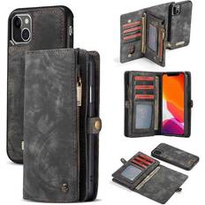 Iphone 11 mini CaseMe Multi Wallet CaseMe 11-kort Apple iPhone 13 mini Sort Grå